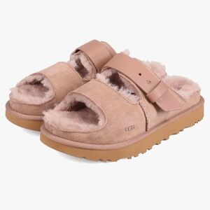 UGG Women's Greenport Strap Slide Slipper - Tan and Cream